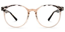 Jumesha Round Beige Glasses0