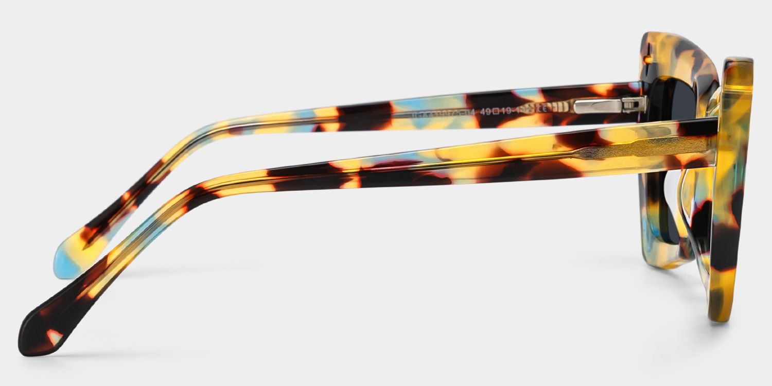 Kairos Rectangle Tortoise Frame Sunglasses Online Sale | ZEELOOL3