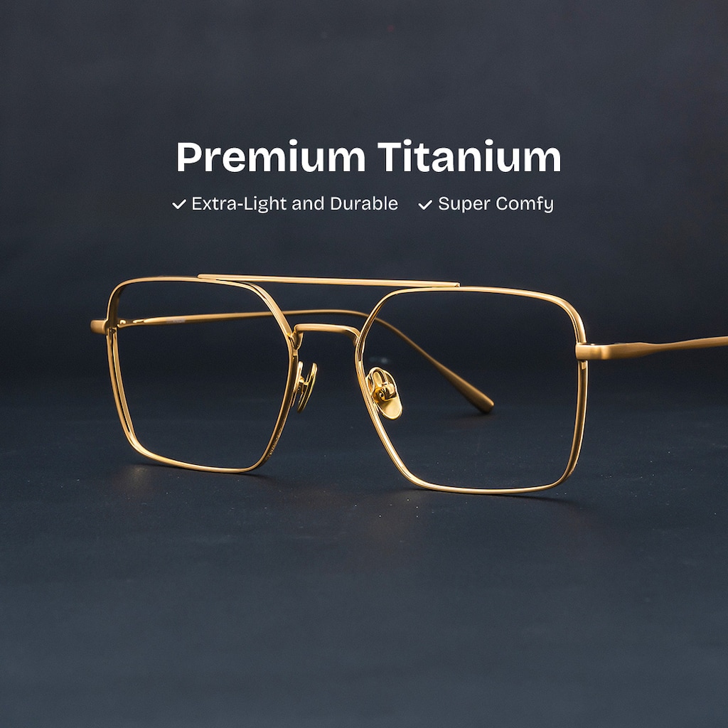 Jensen Aviator Gold Glasses