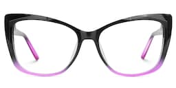 Farris Square Black-Purple Glasses0