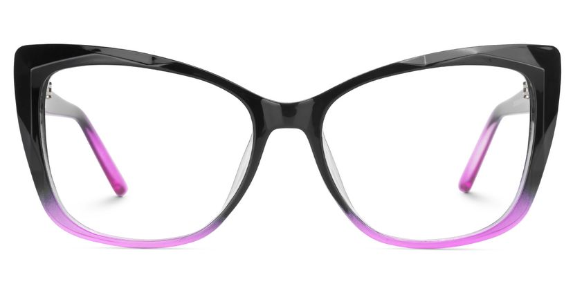 Farris Square Black-Purple Glasses