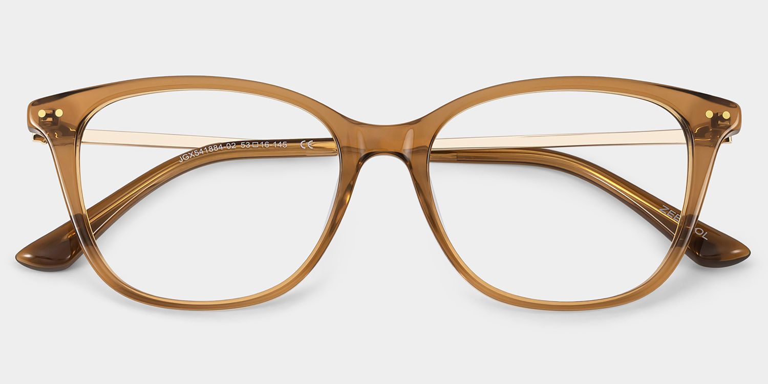 Finch Brown Rectangle Glasses | Timeless Athleisure Frame2