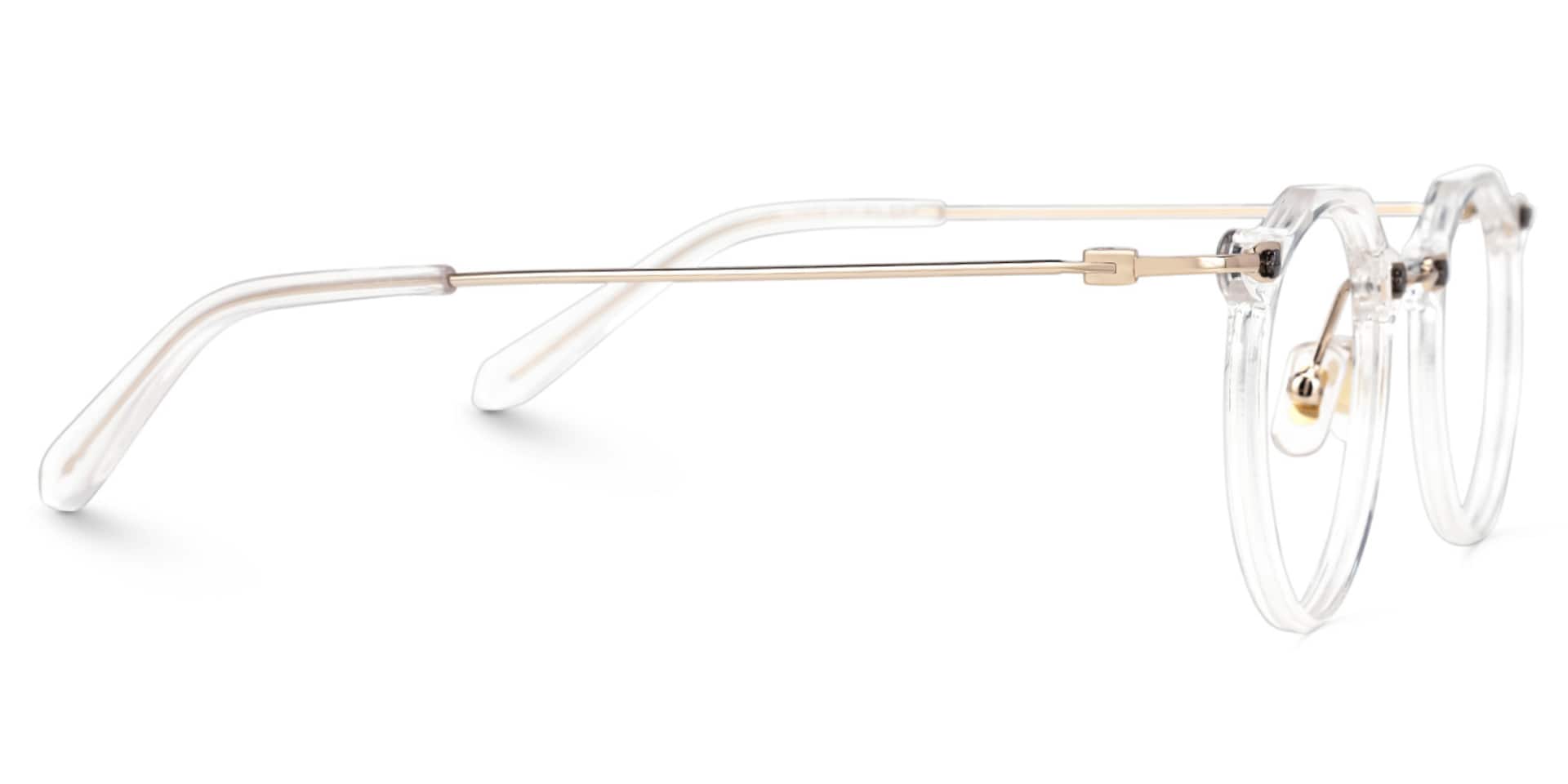 Round Cornell Crystal Glasses deals -Zeelool Glasses2