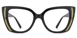 Smolin Cateye Black Glasses0