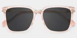 Zeyna Square Beige Glasses1