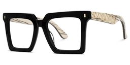 Pierre Square Black Glasses1