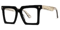 Pierre Square Black Glasses1