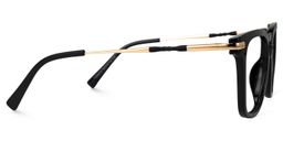 Jacqui Square Black Glasses2