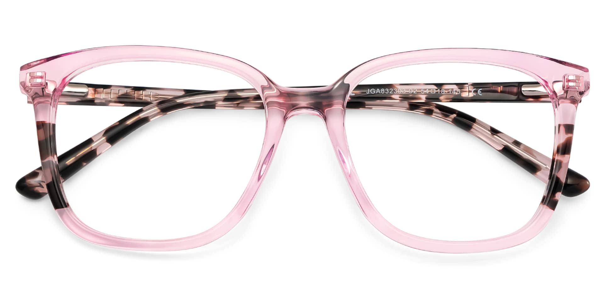 Finnley Acetate Pink Frame Glasses with Square Shape | Zeelool2