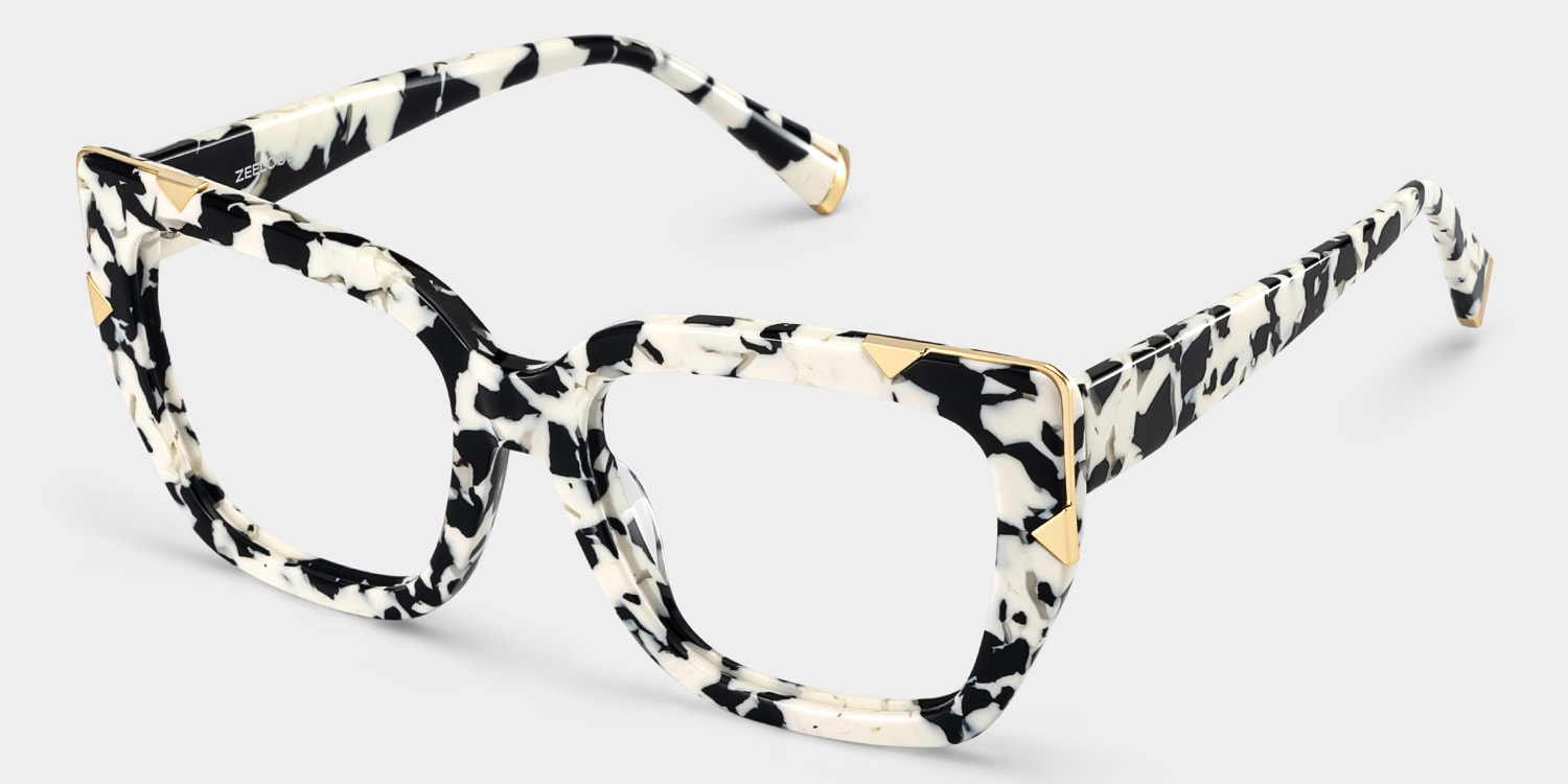 Dax Square cow print Glasses3