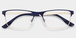 Kellen Blue Browline Glasses2