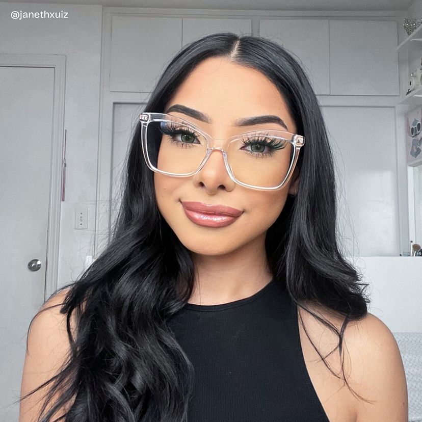 Isaebella Butterfly Clear Glasses