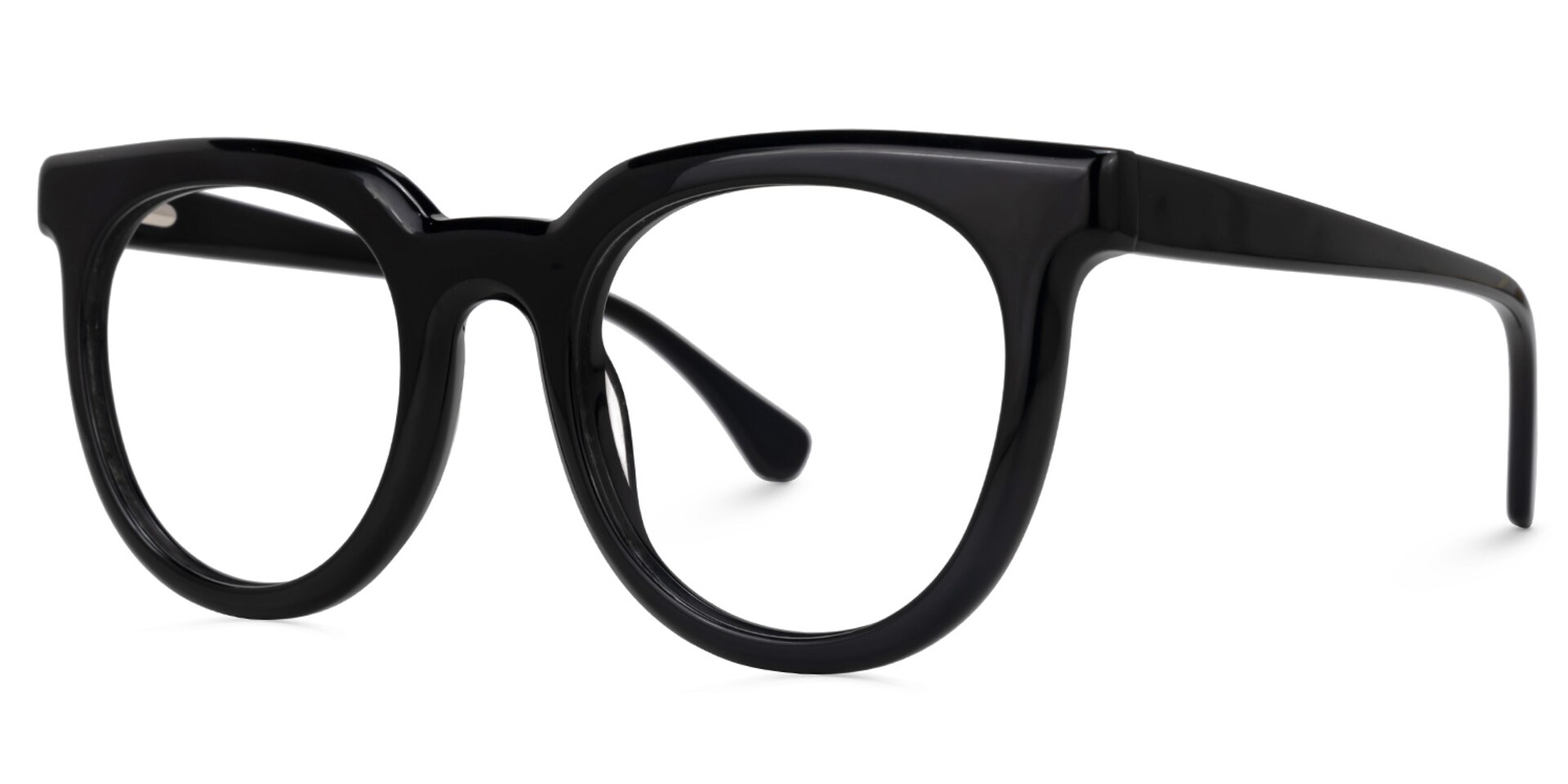 Round Shabien Black Glasses deals -Zeelool Glasses1