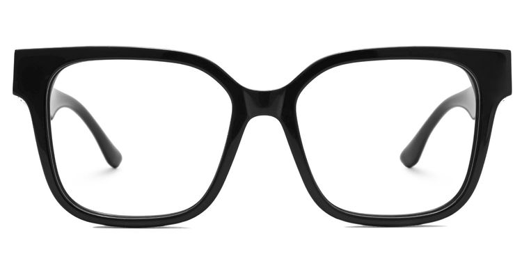 Kerri Black Square Glasses