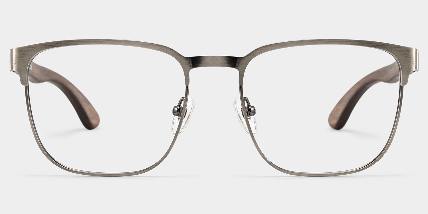 Luke silver browline glasses Online | ZEELOOL