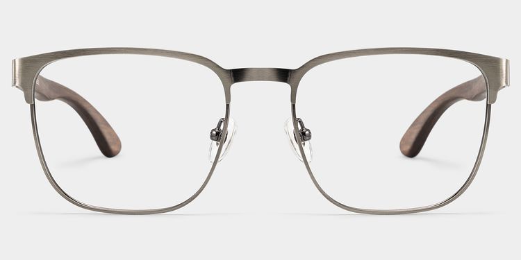 Luke Browline Silver Glasses