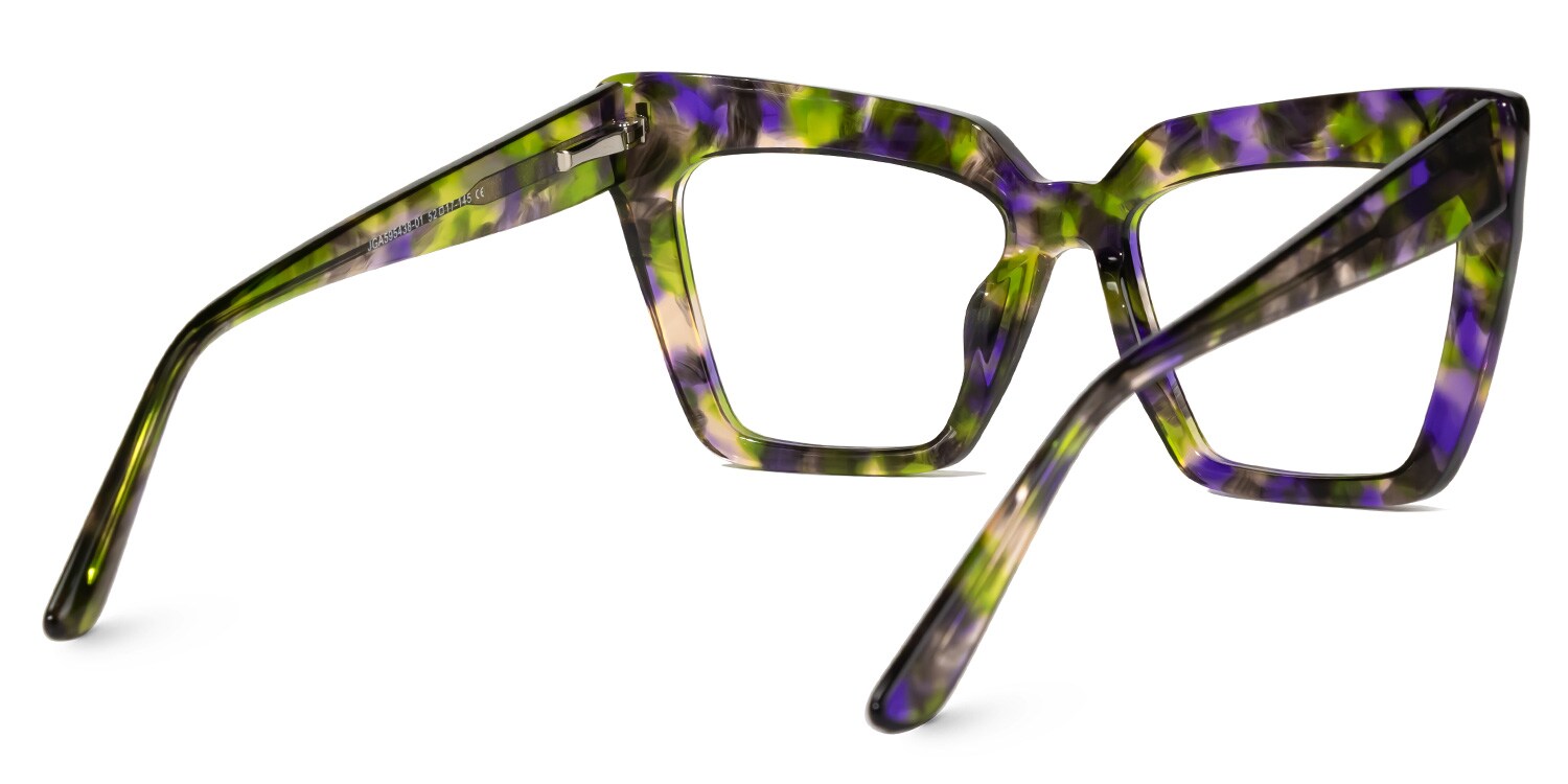 ★YESEYESEE★ SN Jacquard LS Sage Green Dyson Cateye Green Glasses | Zeelool Glasses