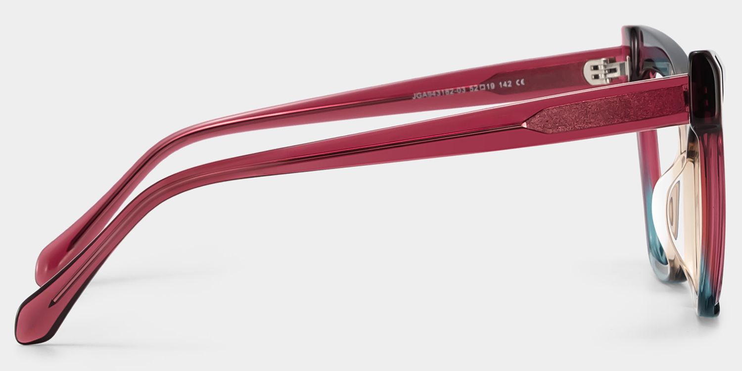 Saucie Multicolor Cat-Eye Frame Glasses | Zeelool Optical3