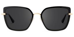 Max Square Black Glasses0