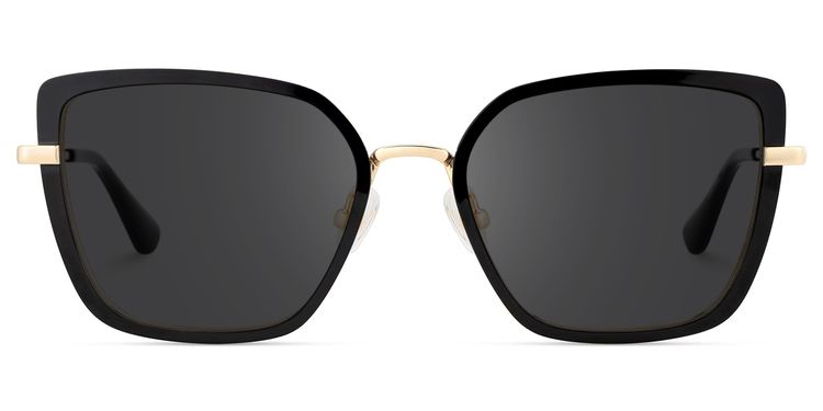 Max Square Black Glasses