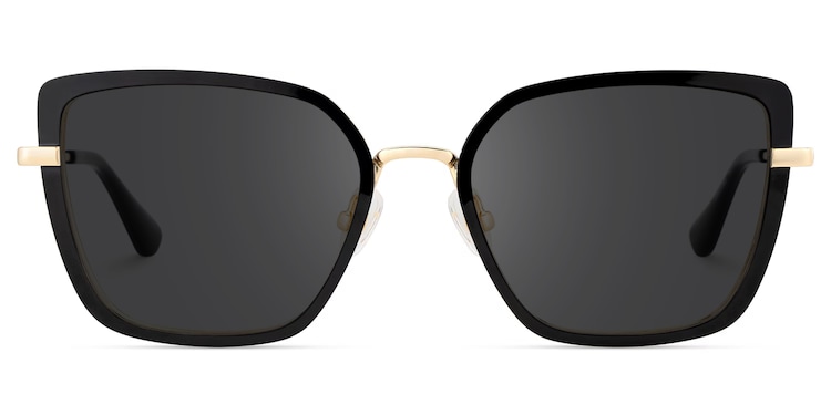 Max Square Black Glasses