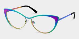 Ellen Iridescent Cat eye Glasses2