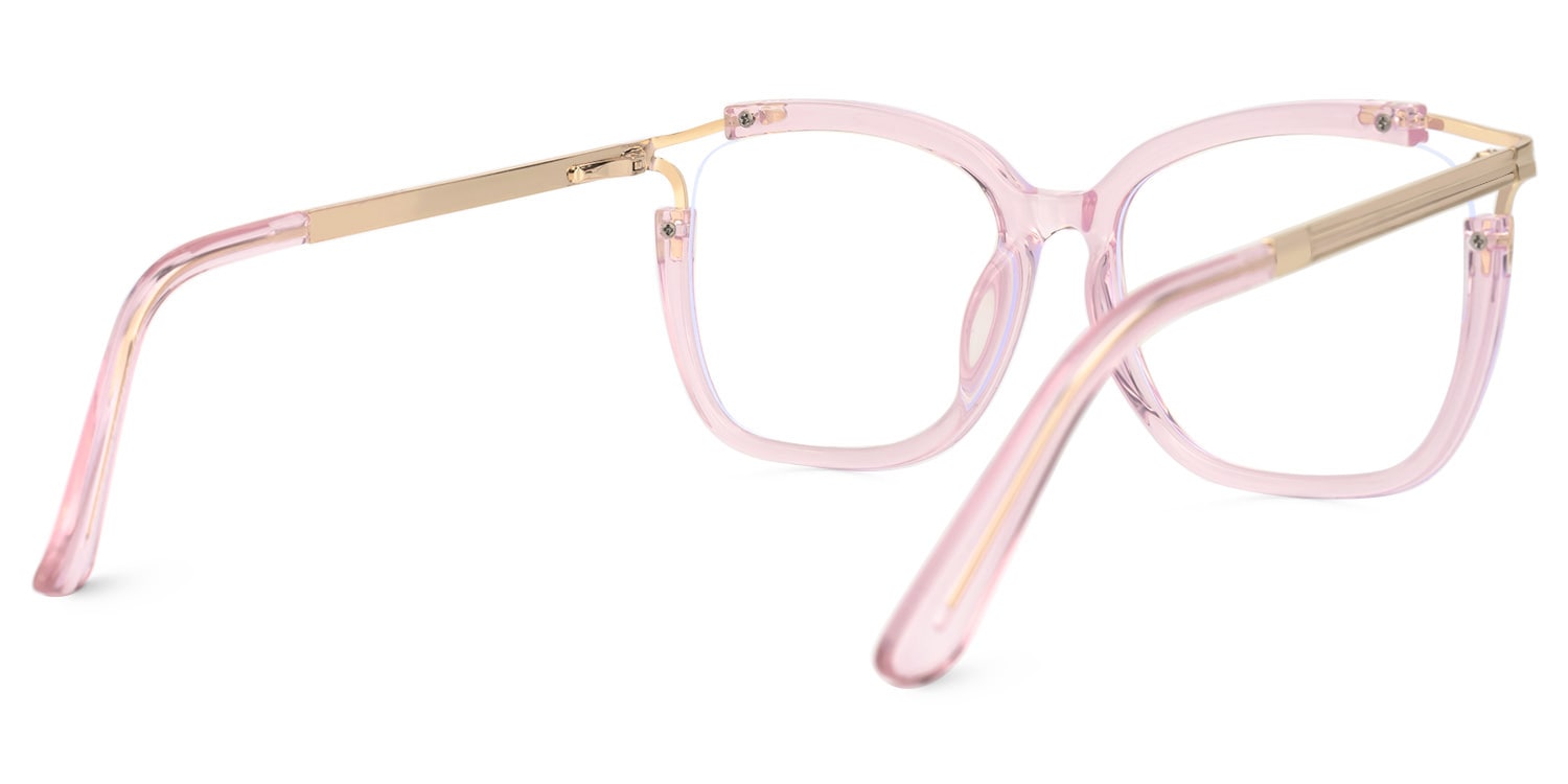 Sidibe Square Pink Glasses3
