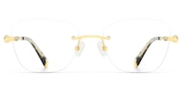 Seth Rectangle Gold Glasses3