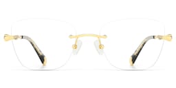Seth Rectangle Gold Glasses3