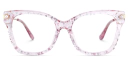 Vernella Square Pink Glasses1