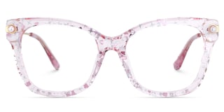 Vernella Square Pink Glasses1