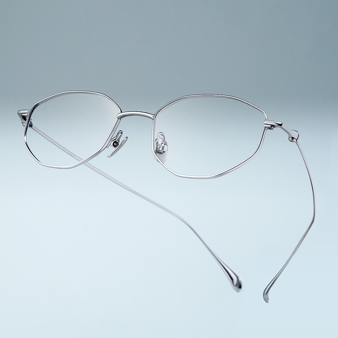エレッセ  sizeL Zeelool Fashion Cat Eye Glasses Frame for Women with Non