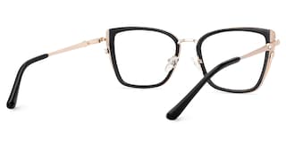 Juniper Rectangle Black Glasses7