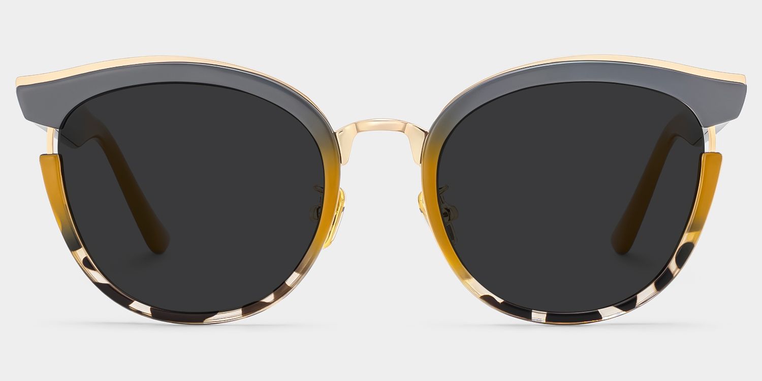 Laraine Cat Eye Gray Prescription Sunglasses | ZEELOOL0