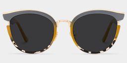 Laraine Gray Cat eye Sunglasses0