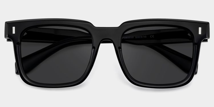 Katia Square Black Glasses