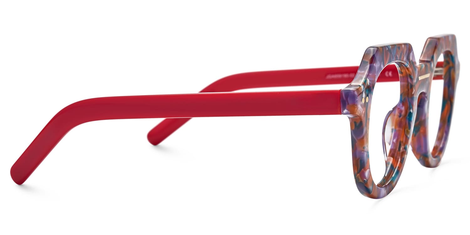 Jameica Geometric Flora Glasses2