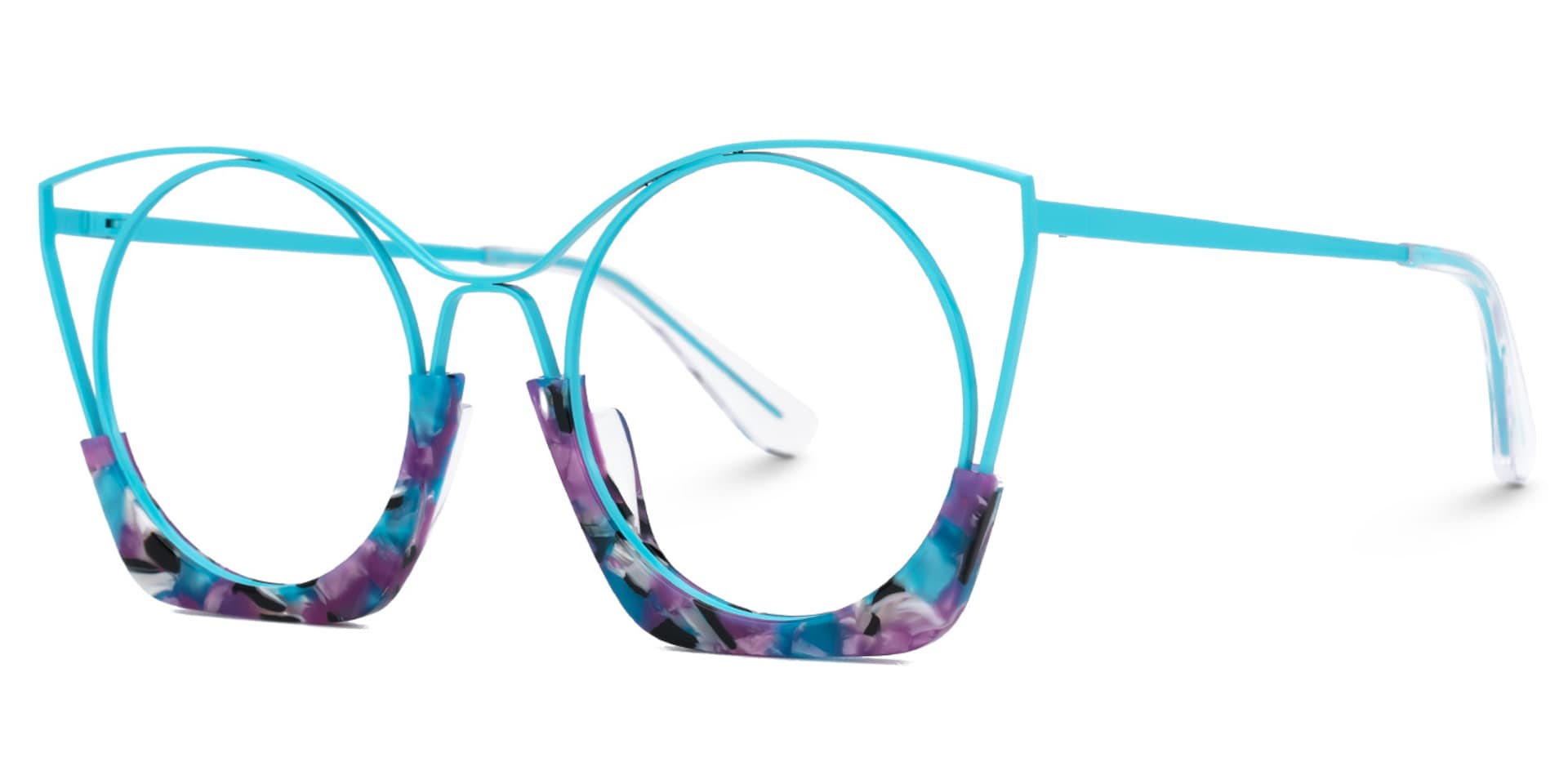 Barbara Glasses in Atoll-Light Blue Eyglass Frames1