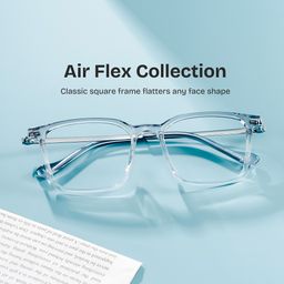 Archer Gray Rectangle Glasses0