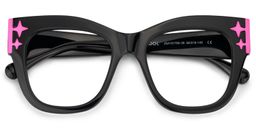 Minfia Square Black Glasses3