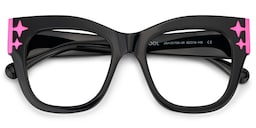 Minfia Square Black Glasses3