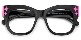 Minfia Square Black Glasses3