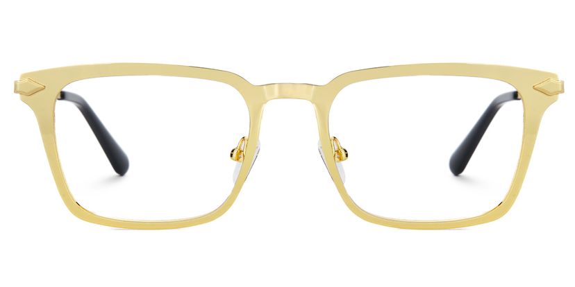 Chaney Rectangle Gold Glasses