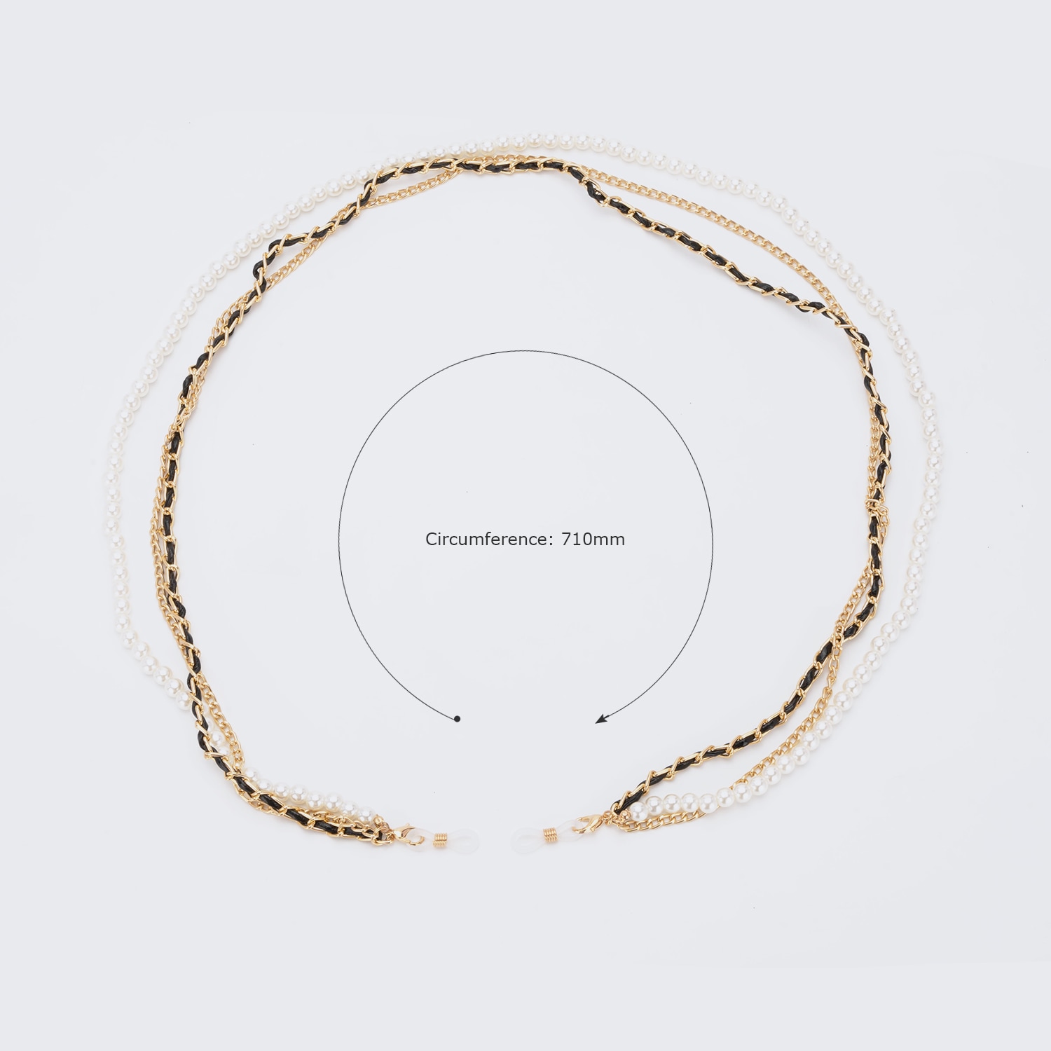 Stylish Popular Pearl Gold Eyeglasses Chains2