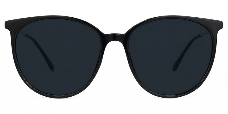 Chanty Round Black Glasses