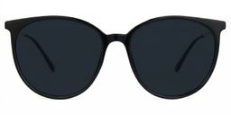 Chanty Black Round Sunglasses0