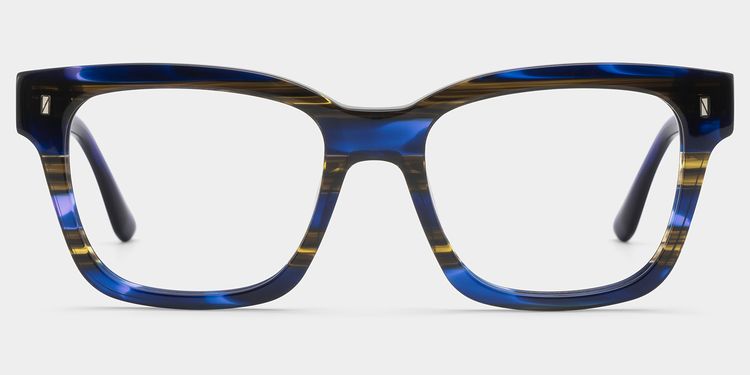 Pride Square Blue Glasses