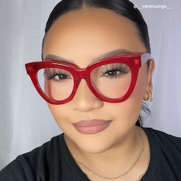 Yaser Cateye Red Glasses10