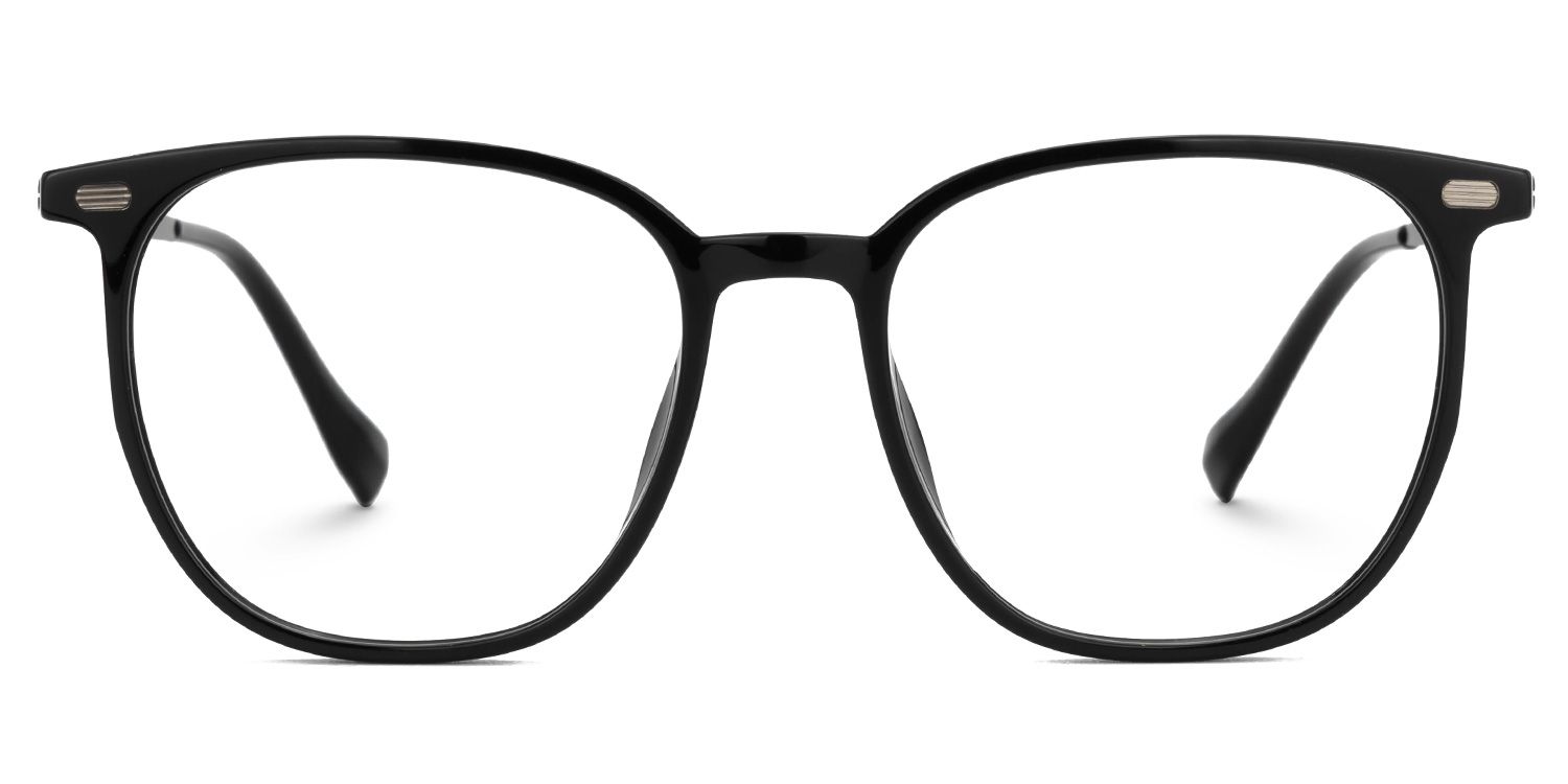 Square Valerye Black Frame Eyeglasses | Zeelool0