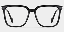 Zeyna Square Black Glasses1